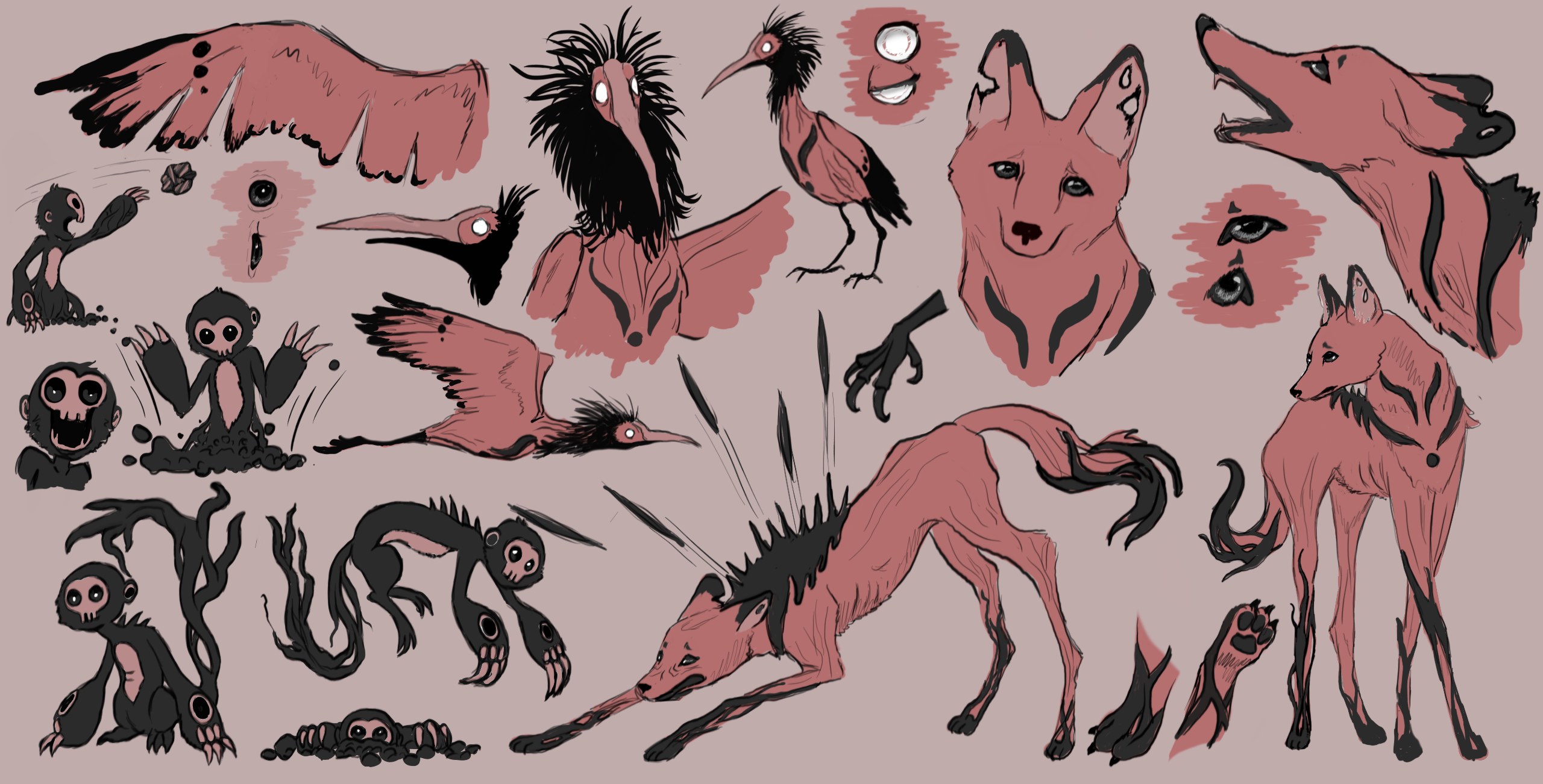 Various creatures